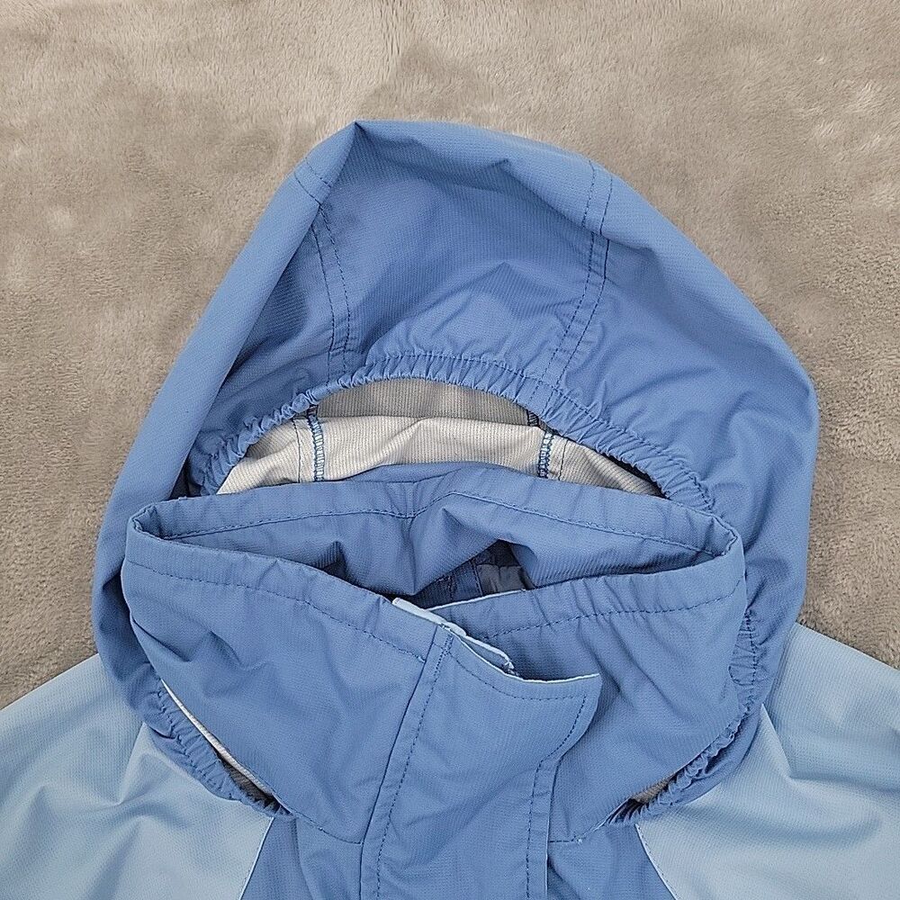 Columbia Vertex Youth Jacket Size 10/12 Blue Double Zipper Pockets Lightweight - Picture 5 of 15